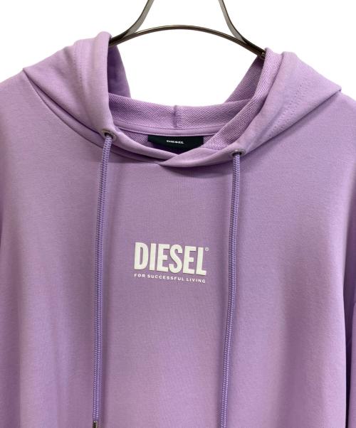 DIESEL（ディーゼル）DIESEL (ディーゼル) パーカーワンピース ピンク サイズ:Mの古着・服飾アイテム