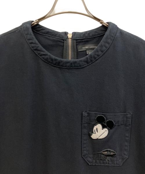 MARC JACOBS（マークジェイコブス）MARC JACOBS (マークジェイコブス) ミッキーデニムワンピース ブラック サイズ:Ｓの古着・服飾アイテム