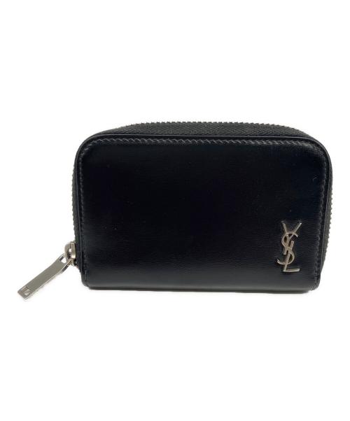 Saint Laurent Paris（サンローランパリ）Saint Laurent Paris (サンローランパリ) タイニーモノグラムカードケース ブラックの古着・服飾アイテム