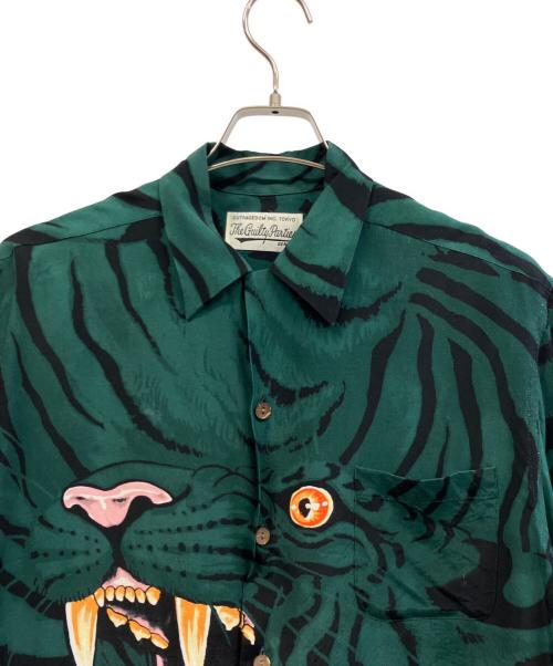 WACKO MARIA（ワコマリア）WACKO MARIA (ワコマリア) 総柄シャツ グリーン サイズ:Mの古着・服飾アイテム