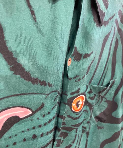WACKO MARIA（ワコマリア）WACKO MARIA (ワコマリア) 総柄シャツ グリーン サイズ:Mの古着・服飾アイテム