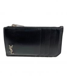 Saint Laurent Paris（サンローランパリ）の古着「ラウンドファスナーコインケース」｜ブラック