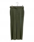 Needles×STUDIOUSニードルズ×ステュディオス）の古着「Side Tab Trousers スラックス」｜グリーン