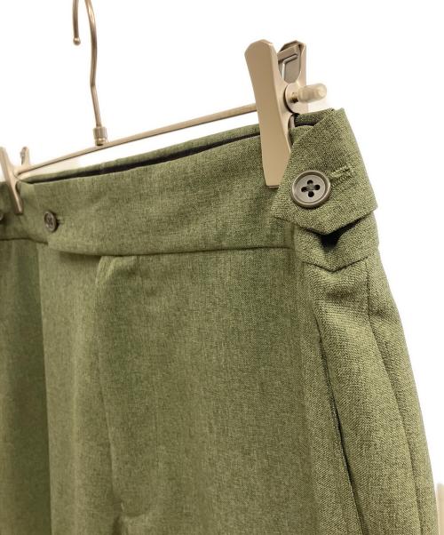 Needles（ニードルズ）Needles (ニードルズ) STUDIOUS (ステュディオス) Side Tab Trousers スラックス グリーン サイズ:Ｍの古着・服飾アイテム