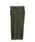 Needles（ニードルズ）の古着「Side Tab Trousers スラックス」｜グリーン