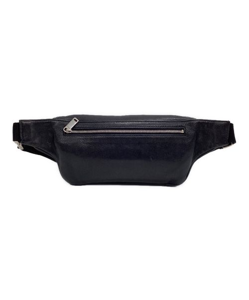 Saint Laurent Paris（サンローランパリ）Saint Laurent Paris (サンローランパリ) スタッズクラシックベルトバッグ ブラックの古着・服飾アイテム