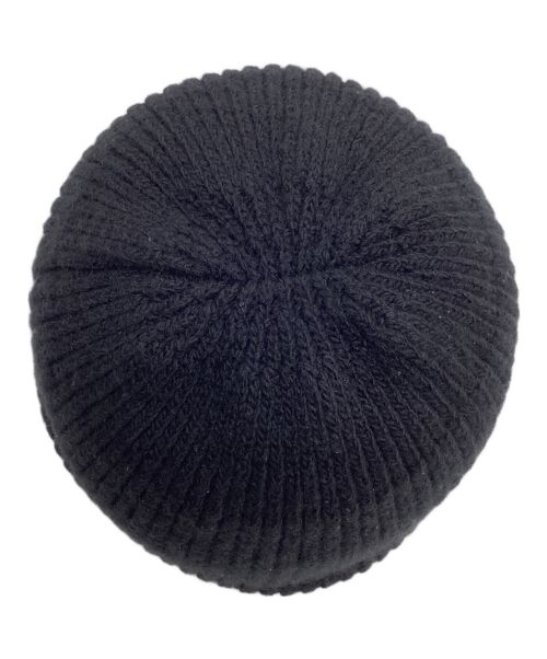 PRADA（プラダ）PRADA (プラダ) ニットキャップ ブラック サイズ:M(44cm)の古着・服飾アイテム