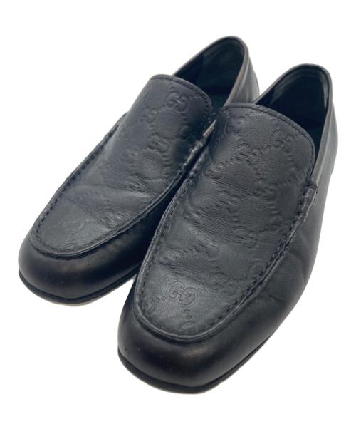 GUCCI（グッチ）GUCCI (グッチ) ローファー ブラック サイズ:25.5cmの古着・服飾アイテム