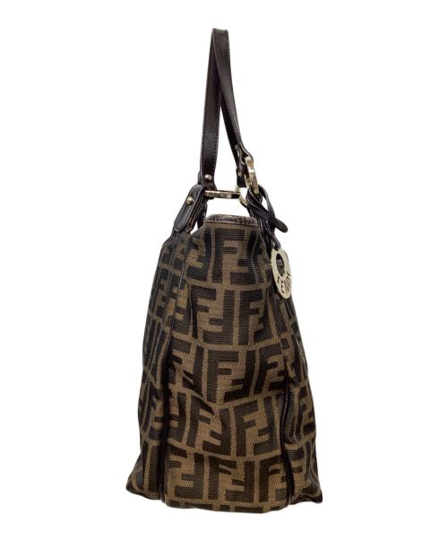 FENDI（フェンディ）FENDI (フェンディ) ズッカ柄トートバッグ ブラウンの古着・服飾アイテム