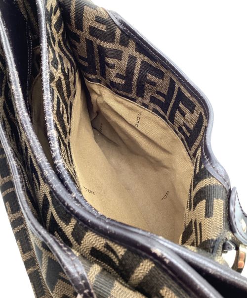 FENDI（フェンディ）FENDI (フェンディ) ズッカ柄トートバッグ ブラウンの古着・服飾アイテム