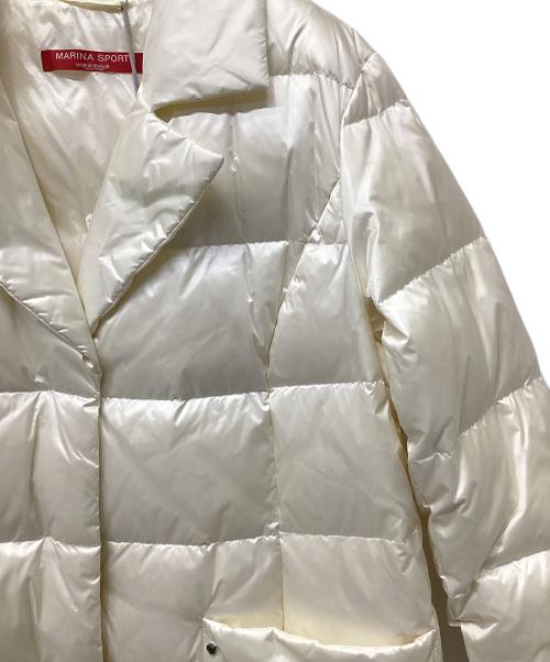 MARINA SPORT（マリナスポーツ）MARINA SPORT (マリナスポーツ) ダウンコート ホワイト サイズ:17の古着・服飾アイテム