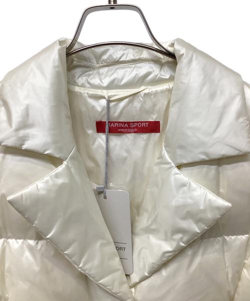 MARINA SPORT（マリナスポーツ）MARINA SPORT (マリナスポーツ) ダウンコート ホワイト サイズ:17の古着・服飾アイテム