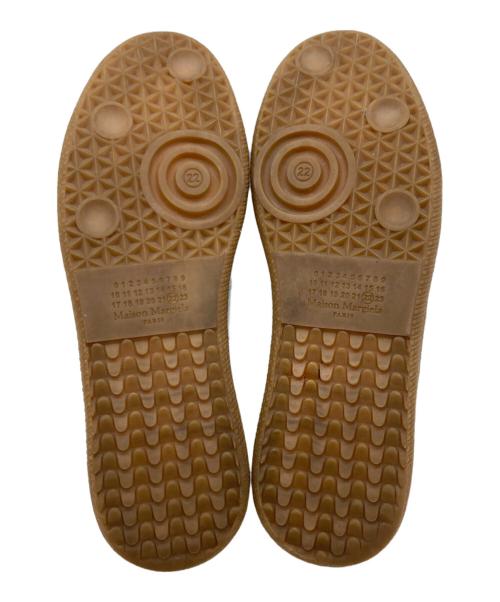 Maison Margiela（メゾンマルジェラ）Maison Margiela (メゾンマルジェラ) ハイカットスニーカー ホワイト×グレー サイズ:25cmの古着・服飾アイテム