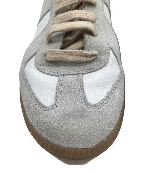 Maison Margiela（メゾンマルジェラ）Maison Margiela (メゾンマルジェラ) ハイカットスニーカー ホワイト×グレー サイズ:25cmの古着・服飾アイテム