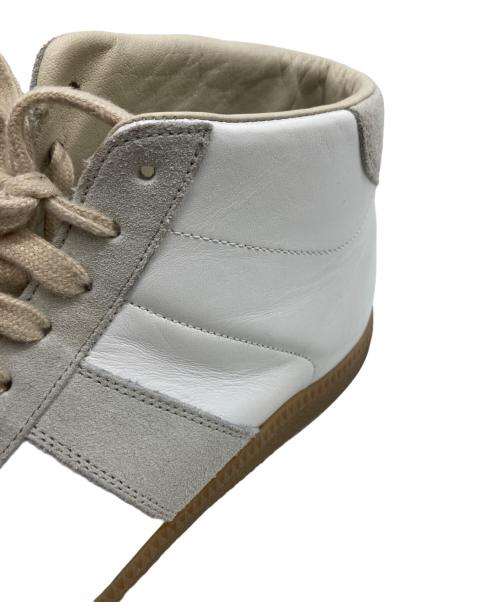 Maison Margiela（メゾンマルジェラ）Maison Margiela (メゾンマルジェラ) ハイカットスニーカー ホワイト×グレー サイズ:25cmの古着・服飾アイテム