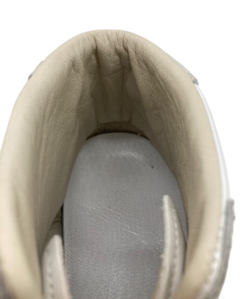 Maison Margiela（メゾンマルジェラ）Maison Margiela (メゾンマルジェラ) ハイカットスニーカー ホワイト×グレー サイズ:25cmの古着・服飾アイテム