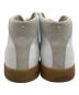 中古・古着 Maison Margiela (メゾンマルジェラ) ハイカットスニーカー ホワイト×グレー サイズ:25cm：25000円