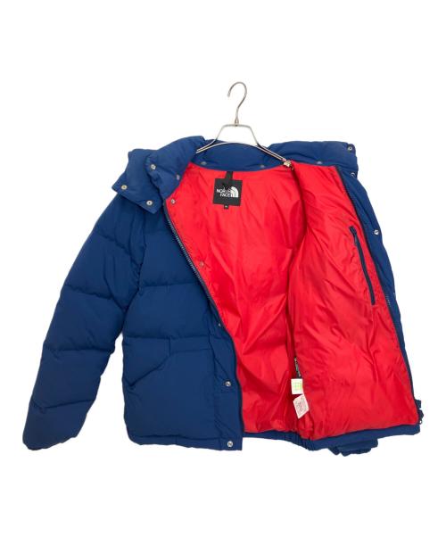 THE NORTH FACE（ザ ノース フェイス）THE NORTH FACE (ザ ノース フェイス) ダウンジャケット ブルーxレッド サイズ:Mの古着・服飾アイテム