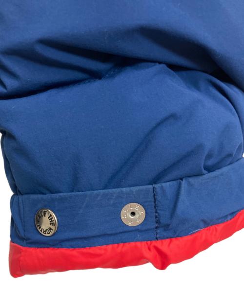 THE NORTH FACE（ザ ノース フェイス）THE NORTH FACE (ザ ノース フェイス) ダウンジャケット ブルーxレッド サイズ:Mの古着・服飾アイテム