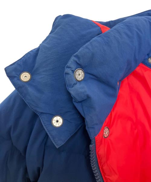 THE NORTH FACE（ザ ノース フェイス）THE NORTH FACE (ザ ノース フェイス) ダウンジャケット ブルーxレッド サイズ:Mの古着・服飾アイテム