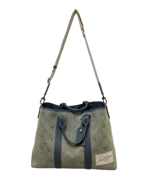 LOUIS VUITTON（ルイ ヴィトン）LOUIS VUITTON (ルイ ヴィトン) ウィークエンドトートNM ブルーの古着・服飾アイテム