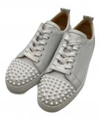 Christian Louboutinクリスチャン・ルブタン）の古着「louis junior spikes」｜ホワイト