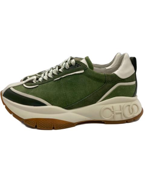 JIMMY CHOO（ジミーチュウ）JIMMY CHOO (ジミーチュウ) スニーカー グリーン サイズ:41の古着・服飾アイテム