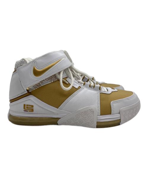 NIKE（ナイキ）NIKE (ナイキ) ハイカットスニーカー ホワイト×ゴールド サイズ:27.5cmの古着・服飾アイテム
