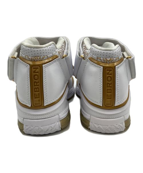 NIKE（ナイキ）NIKE (ナイキ) ハイカットスニーカー ホワイト×ゴールド サイズ:27.5cmの古着・服飾アイテム