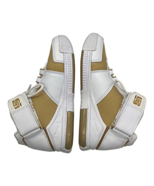 NIKE（ナイキ）NIKE (ナイキ) ハイカットスニーカー ホワイト×ゴールド サイズ:27.5cmの古着・服飾アイテム