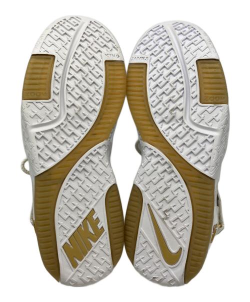NIKE（ナイキ）NIKE (ナイキ) ハイカットスニーカー ホワイト×ゴールド サイズ:27.5cmの古着・服飾アイテム