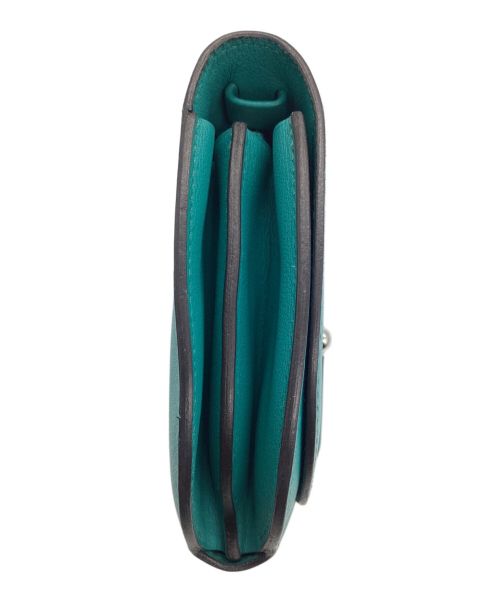 HERMES（エルメス）HERMES (エルメス) ショルダーウォレット グリーンの古着・服飾アイテム