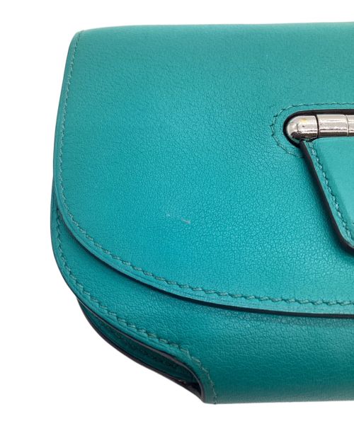 HERMES（エルメス）HERMES (エルメス) ショルダーウォレット グリーンの古着・服飾アイテム