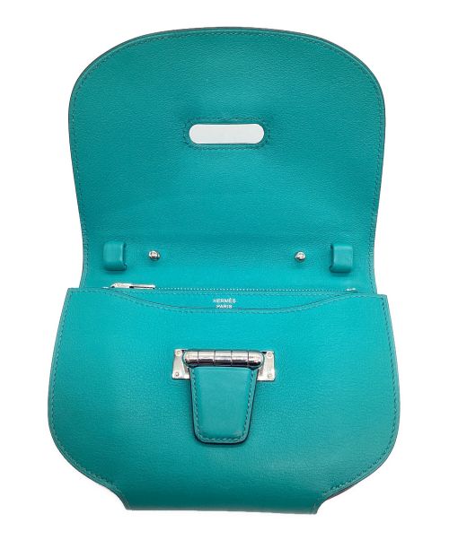 HERMES（エルメス）HERMES (エルメス) ショルダーウォレット グリーンの古着・服飾アイテム