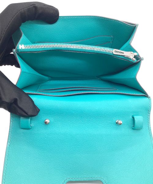HERMES（エルメス）HERMES (エルメス) ショルダーウォレット グリーンの古着・服飾アイテム