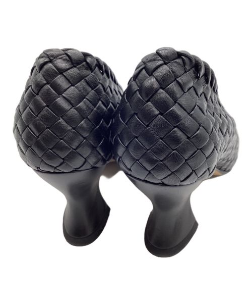 BOTTEGA VENETA（ボッテガベネタ）BOTTEGA VENETA (ボッテガベネタ) アーモンドスクエアパンプス ブラック サイズ:36の古着・服飾アイテム