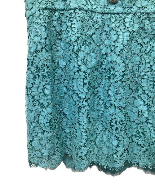 CHANEL（シャネル）CHANEL (シャネル) ノースリーブレースカットソー グリーン サイズ:34の古着・服飾アイテム