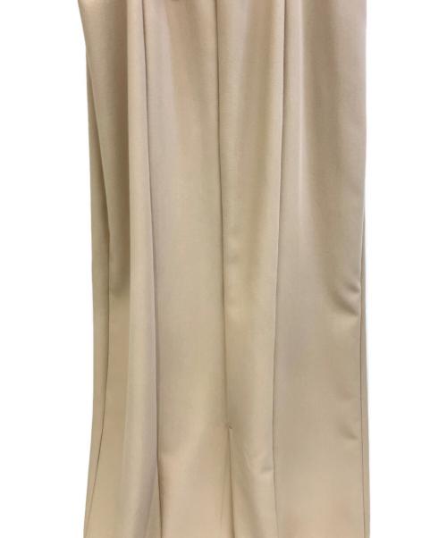 CLANE（クラネ）CLANE (クラネ) ハイウエストストラップサスペンダースカート ベージュ サイズ:Sの古着・服飾アイテム