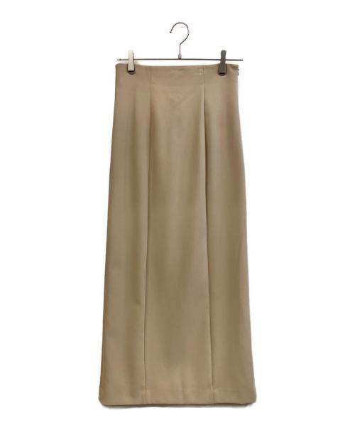 CLANE（クラネ）CLANE (クラネ) ハイウエストストラップサスペンダースカート ベージュ サイズ:Sの古着・服飾アイテム