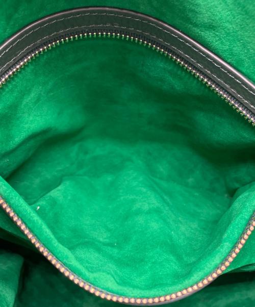 HINC NUNC（ヒンクヌンク）HINC NUNC (ヒンクヌンク) レザーショルダーバッグ グリーンの古着・服飾アイテム