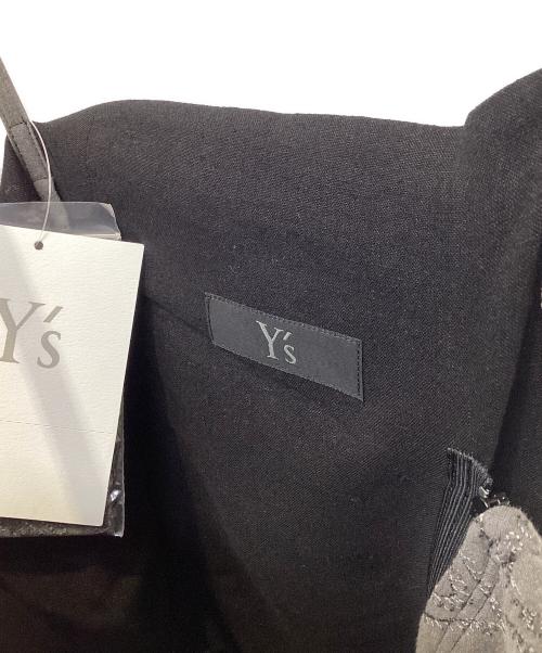 Y's（ワイズ）Y's (ワイズ) COTTON ASYMMETRIC DRESS グレー×ブラック サイズ:Mの古着・服飾アイテム