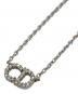 Christian Dior（クリスチャン ディオール）の古着「Christian Dior（クリスチャンディオール）ネックレス　CLAIR D LUNE　シルバートーンメタル」｜シルバー