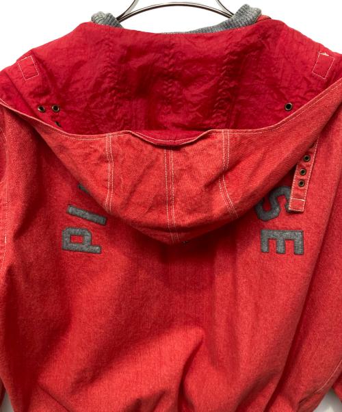 PINK HOUSE（ピンクハウス）PINK HOUSE (ピンクハウス) ヴィンテージデニムジャケット レッド サイズ:FREEの古着・服飾アイテム
