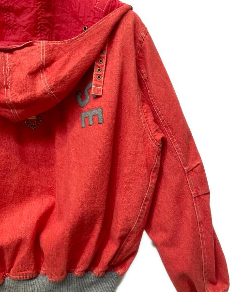 PINK HOUSE（ピンクハウス）PINK HOUSE (ピンクハウス) ヴィンテージデニムジャケット レッド サイズ:FREEの古着・服飾アイテム