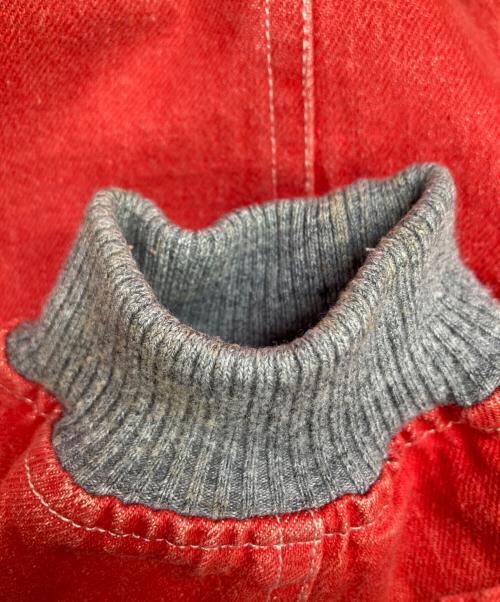 PINK HOUSE（ピンクハウス）PINK HOUSE (ピンクハウス) ヴィンテージデニムジャケット レッド サイズ:FREEの古着・服飾アイテム