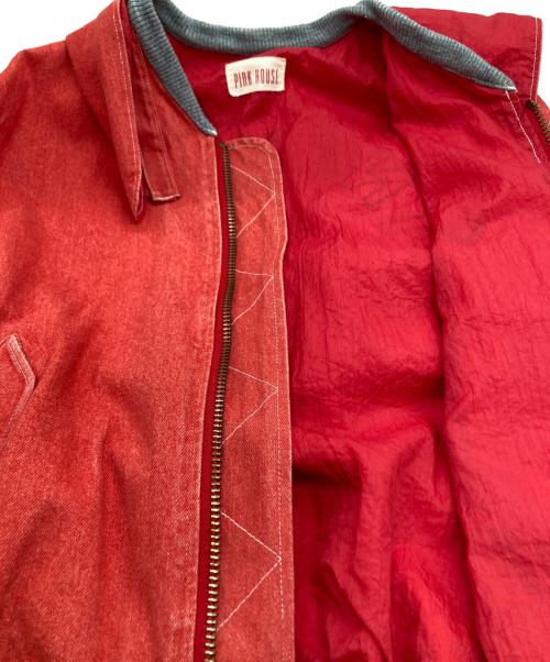 PINK HOUSE（ピンクハウス）PINK HOUSE (ピンクハウス) ヴィンテージデニムジャケット レッド サイズ:FREEの古着・服飾アイテム