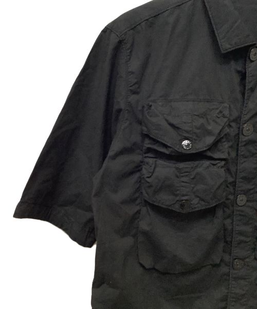 STONE ISLAND（ストーンアイランド）STONE ISLAND (ストーンアイランド) Garment Dyed Shirt ブラック サイズ:Ｍの古着・服飾アイテム