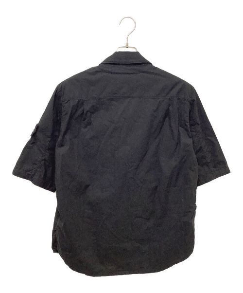 STONE ISLAND（ストーンアイランド）STONE ISLAND (ストーンアイランド) Garment Dyed Shirt ブラック サイズ:Ｍの古着・服飾アイテム