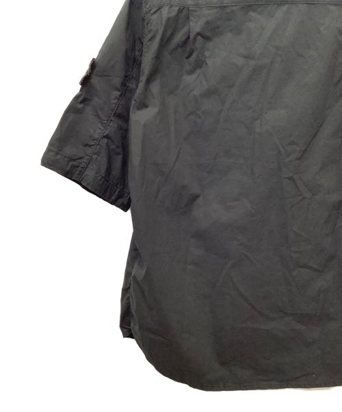 STONE ISLAND（ストーンアイランド）STONE ISLAND (ストーンアイランド) Garment Dyed Shirt ブラック サイズ:Ｍの古着・服飾アイテム