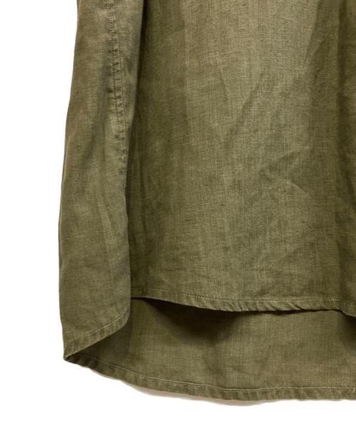 Gymphlex（ジムフレックス）Gymphlex (ジムフレックス) リネンシャツワンピース カーキ サイズ:Sの古着・服飾アイテム